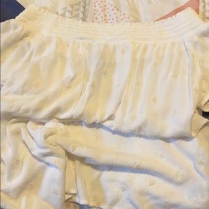 white off the shoulder top